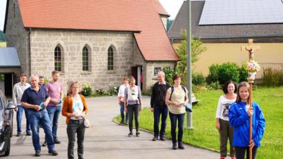 Bild: fvo
Am Sonntagmorgen starten die Spielberger Wallfahrer zum Heiligen Berg der Oberpfalz
