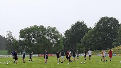 Bild: TSV Pressath/exb
Die Fußballer des TSV Pressath bereiten sich mit großem Elan auf die neue Saison vor.