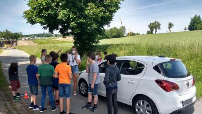 Bild: njn
Am Kreinzlweg wurde die "Aktion Auto" durchgeführt.