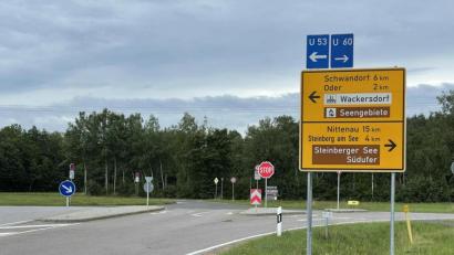 Bild:  Götz
Die Oder-Kreuzung soll schon bald anders aussehen. Das Landratsamt hat grünes Licht für den Bau eines Kreisverkehrs gegeben.