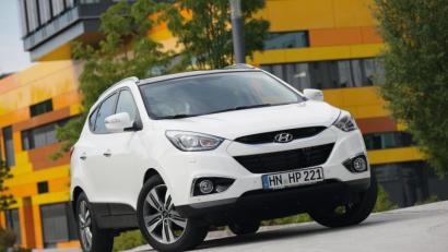 Bild: Hyundai/dpa
Zurück zu den Wurzeln: Den Nachfolger vom Tucson bot Hyundai hierzulande als ix35 an, nur um das kompakte SUV ab 2015 wieder als Tucson zu verkaufen.