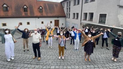 Bild: LZG Bayern/exb
Gesund durch Bewegung, auch das war ein Thema beim Treffen der Aktionsgruppe in Nabburg.