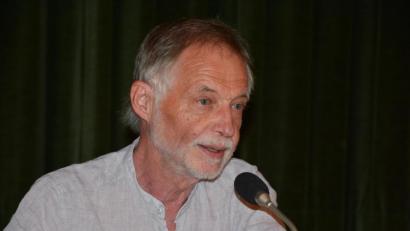 Bild: jr
Autor Klaus Schwanda präsentierte im Josefsheim Gedichte und Geschichten rund um die Liebe.
