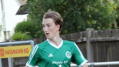 Archivbild: gb
Nico Stark, hier noch im Trikot des SV Mitterteich, stürmt jetzt für den FC Tirschenreuth.