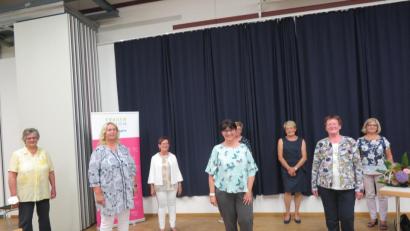 Bild: jzk
Der neue gewählte Vorstand der Frauen-Union Kemnath: Anna-Müller Rösch, Maria Wende, Elisabeth Nickl, Luitgard Witt, Kerstin Fütterer, Otti Schönfelder, Rita Ponnath und Inge Gebell (von links).
