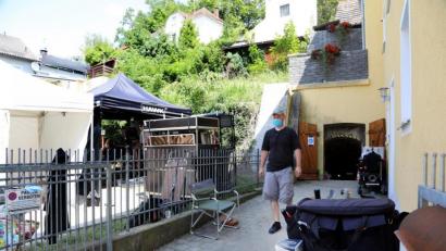 Bild: Götz
In den Schwandorfer Felsenkellern finden aktuell die Dreharbeiten zum Film "Die Schule der magischen Tiere 2" statt.