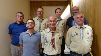 Bild: ige
Den neuen Vorstand der Gemeinschaft St. Georg Sulzbach bilden (von links) Markus Schötz, Florian Schwager, Hans-Peter Stümpfl, Thomas Zellerer, Gerd Geismann, Klaus Lindner und Siegfried Kaser.