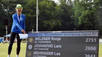 Bild: Melzner
Ronja Melzner holte sich die Goldmedaille bei der "Bayerischen" im Block-Wettkampf Sprint/Sprung.