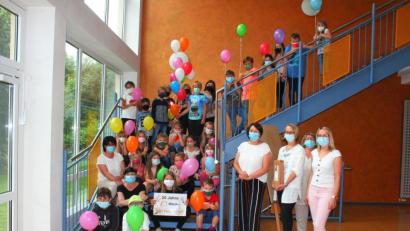 Bild: stg
Im "Partypaket" durften die bunten Luftballons natürlich nicht fehlen.