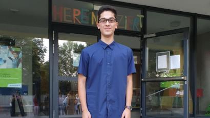 Bild: Conny Wrobel/exb 
Moritz Bäumler (bester Quali-Schüler in Amberg).