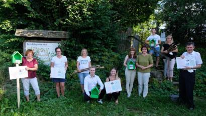Bild: le
Viele Helfer sorgen für den gelungenen Rundwanderweg mit zehn Stationen.
