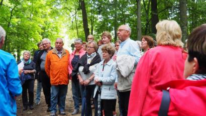 Bild: ads
35 KABler aus den Kreisverbänden Amberg und Sulzbach-Rosenberg beteiligten sich an der geführten Wanderung über den Gemeinwohlwanderweg auf dem Mariahilfberg, um sich intensiv mit diesem zentralen Thema der Katholischen Arbeitnehmerbewegung auseinanderzusetzen.