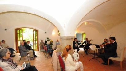 Bild: bey
Das Zemlinsky Quartett spielte bei den Wurzer Sommerkonzerten Antonín Dvořák.