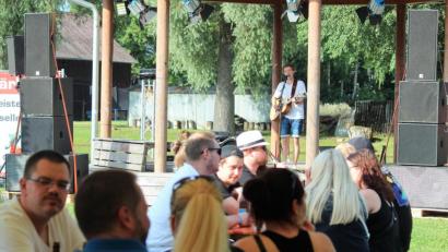 Bild: stg
Ein Musiker am Songwriter-Abend war Michael Lex aus Regensburg.