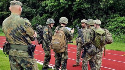 Bild: R. Kreuzer
Der Reservistenverband übte gemeinsam mit den US-Streitkräften.