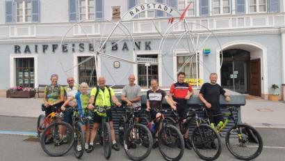 Bild: Susanne Stock/exb
Die Alpentour des Radfahrervereins Eintracht Elbart streift das österreichische Radstadt.