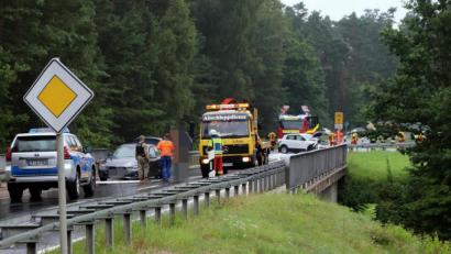 Bild: jma
Die NEW2 war im Bereich der Ausfahrt B470 für längere Zeit voll gesperrt
