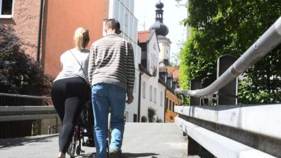 Bild: Gabi Schönberger
Der Zugang zur Judengasse über die vorhandene Brücke bleibt in der Diskussion.