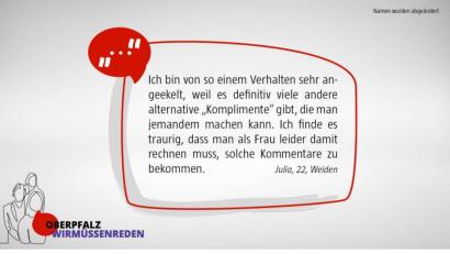 Grafik: Isabell-Katrin Diehl/Christian Gold
Das denken Frauen aus der Oberpfalz über Dickpics und anzügliche Nachrichten im Internet.