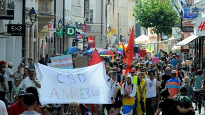 Bild: Stephan Huber
Ein klares Bekenntnis zur Vielfalt in der Gesellschaft: Ambergs erster Christopher Street Day.