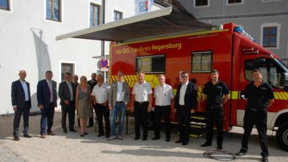 Bild: pop
Der Bezirksfeuerwehrverband informierte in Schmidmühlen über seine Arbeit.