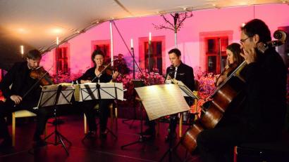 Bild: Kunz
Das "Diogenes Quartett" mit Thorsten Johanns, Klarinette.