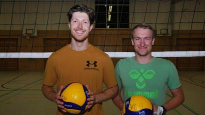 Bild: gsp
Mit Roman Shatokhin und Jannis Lange (von links) vermeldet der VC Amberg zwei Neuzugänge.