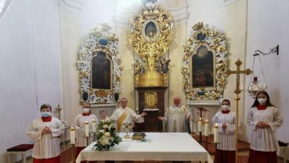 Bild: gz
Pfarrer Erwin Bauer feierte mit Diakon Daniel Frank in der Pfarrkirche "Mariä Himmelfahrt" das Patrozinium.