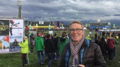 Archivbild: Kunz
Bürgermeister Reinhold Wildenauer 2017 beim Stones-Konzert in Spielberg/Österreich.