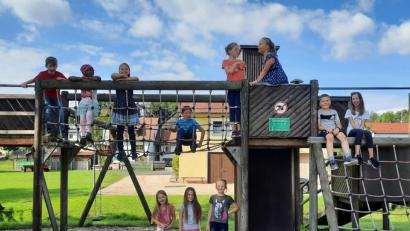 Bild: rpp
Am Spielplatz in Löschwitz angekommen, blieb für die Kinder ausreichend Zeit zum Toben und Spielen.