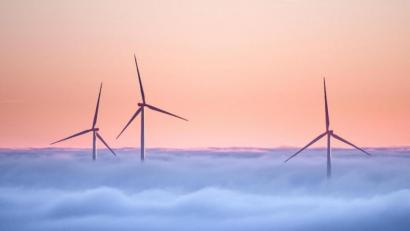 Bild: Armin Rösch
Drei Windräder bei Pamsendorf in der Nähe von Pfreimd, fotografiert vom Schlossberg Tännesberg