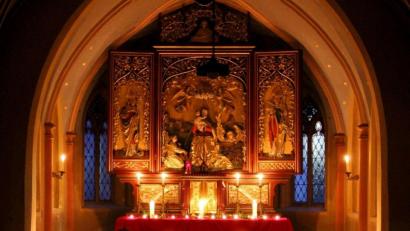 Archivbild: Jochen Neumann 
Die Lorettokapelle in der Pfarrkirche Erbendorf ist mit einem schönen Altar und raffinierter Malerei ausgestattet.