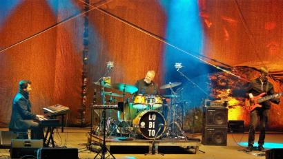 Bild: fph
Das Wolfgang-Haffner-Trio spielte ein außergewöhnliches Konzert auf der Bühne der Luisenburg.