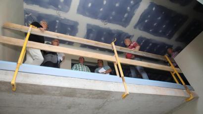 Bild: njn
Ein Blickfang wird im Museum" Flucht und Vertreibung", vormals Alte Schmiede, die Galerie.