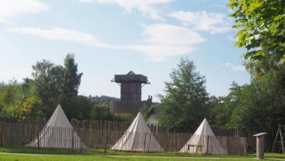 Bild: ws
Zelte am Geschichtspark sind nicht ungewöhnlich. Mit einer Änderung des Bebauungsplans "Hammerweiher" soll ein richtiger Zeltplatz entstehen.