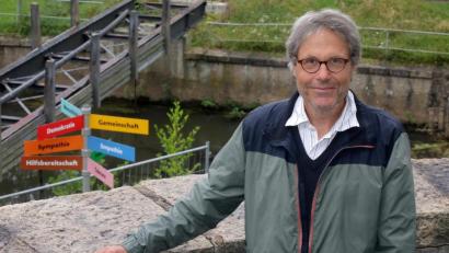 Bild: Wolfgang Steinbacher
Alwin Baumert möchte für die Partei „die Basis“ Bundestag kommen.