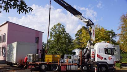 Bild: bkr
Die Container auf dem Parkplatz der Mehrzweckhalle sind abgebaut. Für die Nutzer der Halle stehen nun wieder alle Parkplätze zur Verfügung.