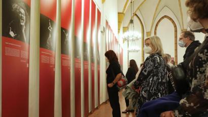 Bild: Wolfgang Steinbacher
Die Aufnahmen der Kunstschaffenden sind im Foyer des Stadttheaters Amberg zu sehen.