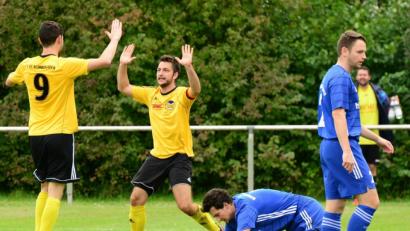 Bild: Mark
Da jubeln die Spieler des FC Schmidgaden über einen Treffer.