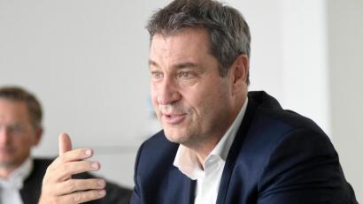 Bild: Gabi Schönberger
Ein selbstbewusster Ministerpräsident und CSU-Chef Markus Söder im Redaktionsgespräch mit Oberpfalz-Medien.