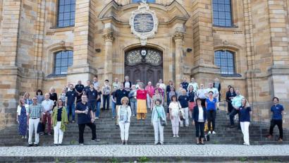 Bild: Daniel Meier/exb
Auch die ehrenamtliche Gruppe aus Tirschenreuth war beim Deutschland-Treffen in Bad Staffelstein vertreten.