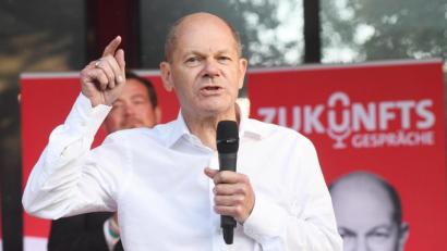 Bild: Gabi Schönberger
Olaf Scholz in Weiden