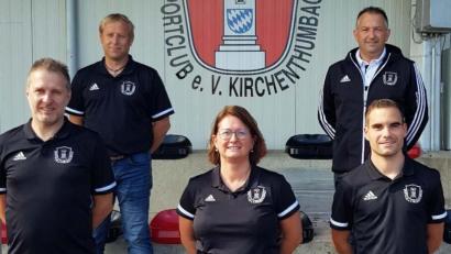 Bild: ü
Der neue Vorstand des Sportclubs: (von links) Geschäftsführer Gerhard Fronhöfer, Vorsitzender Josef Reisner, zweite Vorsitzende Nicole Schusser-Schindler, dritter Vorsitzender Alexander Kraus und Kassier Philipp Kroher.
