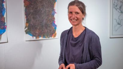 Bild: brü
Melanie Grocki stellt in Amberg ihre Werke aus. Zu sehen im Ringtheater.