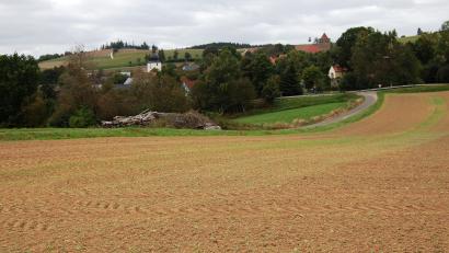 Bild: sm
Die landwirtschaftliche Fläche im Nordosten von Kirchendemenreuth soll zum neuen Baugebiet "Leite" werden.