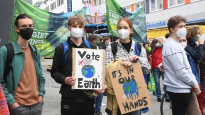 Bild: Gabi Schönberger
Fridays for Future Weiden rief zum globalen Klimastreik am Freitag, 24. September auf.