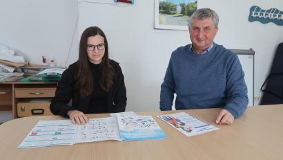 Bild: Kunz
Therese Weidhas und Herbert Schmid planen die zweite Freiwilligen-Messe im Stockerhutpark.