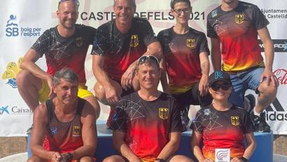 Bild: Jander
Das bei der EM im Triathle/Biathle erfolgreiche deutsche Team (hintere Reihe, links: Pierre Jander).