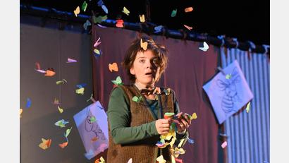 Bild: Tobias Schwarzmeier
Das reine Glücksgefühl für Rodolfo (Doris Hofmann) - sein Traum hat sich erfüllt.