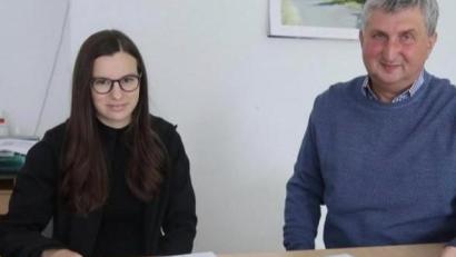 Bild: Kunz
Theresa Weidhas und Herbert Schmid.